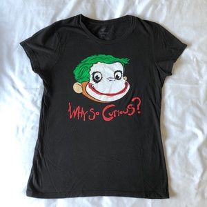 Teefury Why So Curious? Tee Women Black XXL